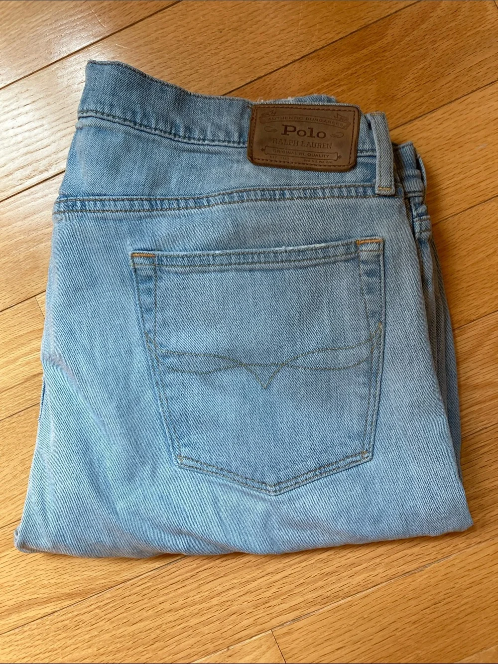 Polo Ralph Lauren Light Blue The Varick Slim Straight Jeans